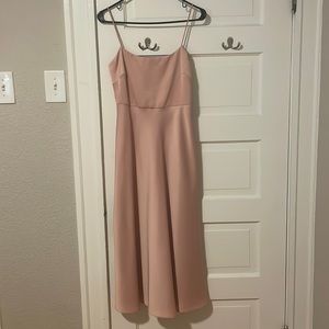 Dusty rose BHLDN midi dresss